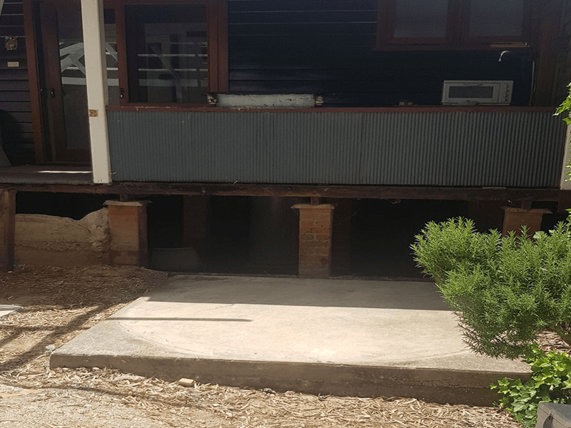 concrete base for rainwater tank clare sa