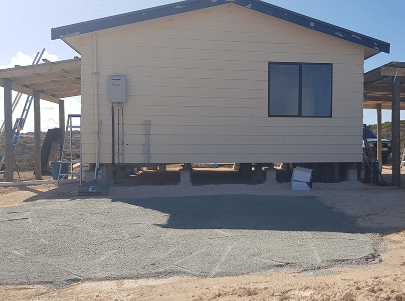 Base for the aquaplate rainwater tank